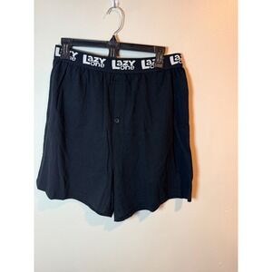 Lazy One Mens Gas Giant Saturn Graphic Boxer Shorts Black Size L New B783